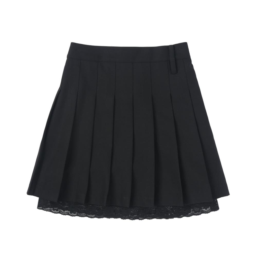 STAGE Pleats Skirt - Black
