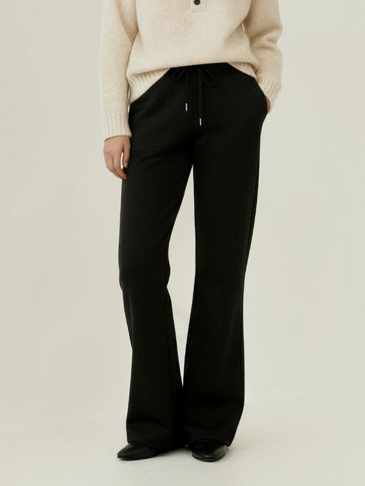 [기모 옵션] Buddy String Pants_Black