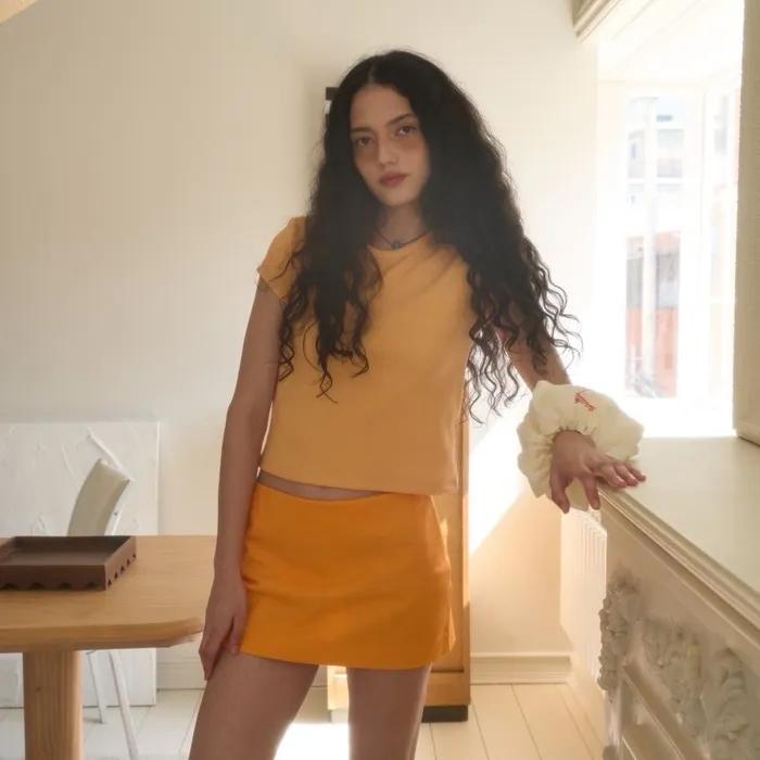 Bibipop Low Waist Skirt / Orange