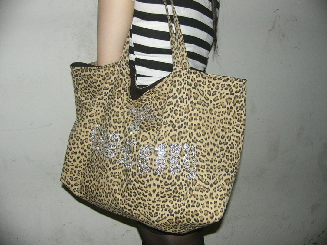 baby brown leopard shoulder bag