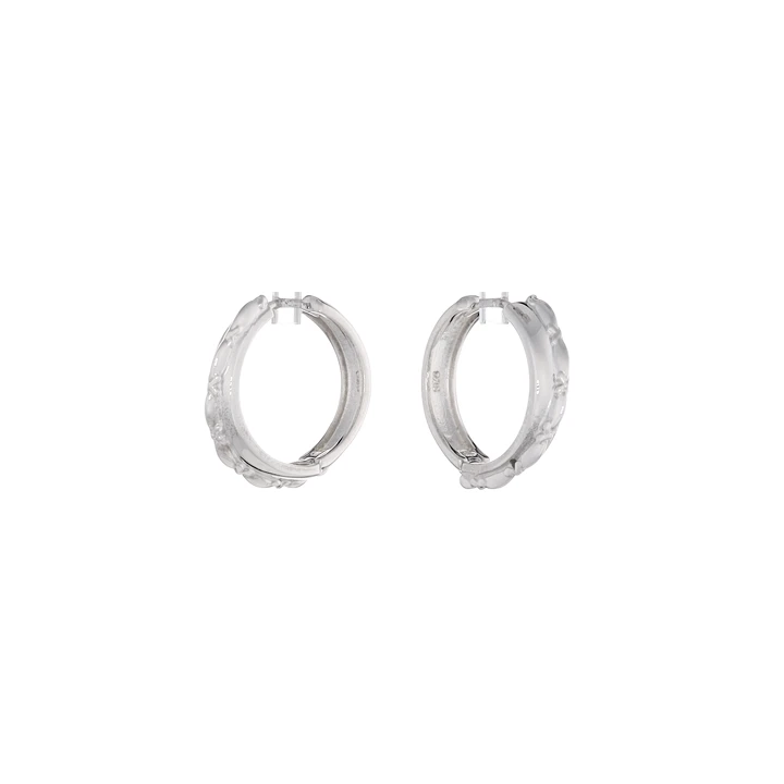 LADDER EARRING SILVER(카인다쿨, 제이드유, 유예린 님 착용)