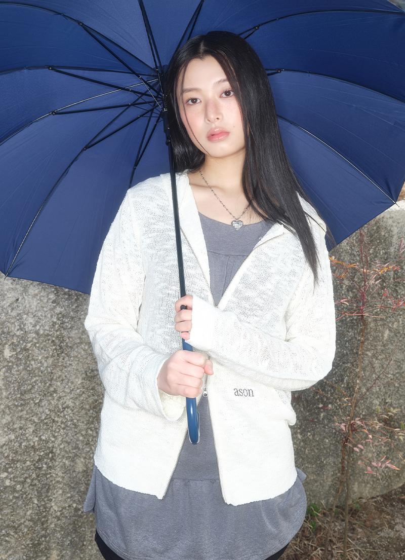 KUMA HOOD ZIP-UP / IVORY