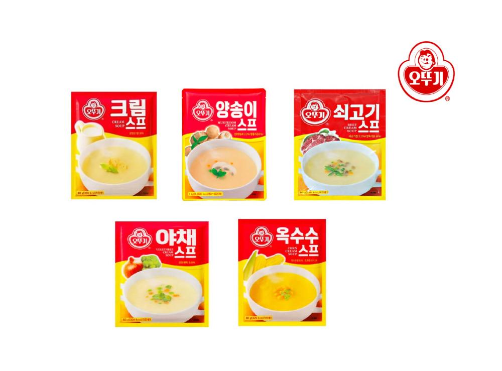 오뚜기 크림 스프 1kg 외 골라담기 양송이 쇠고기 옥수수 야채스프 대용량