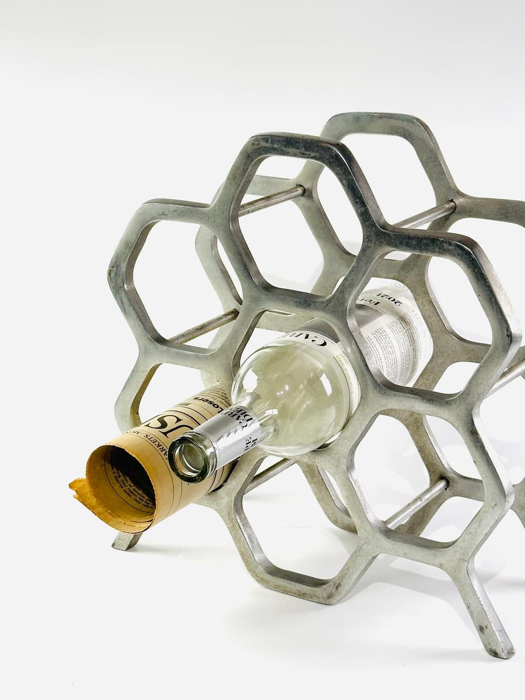 vintage honeycomb wine holder rack🐝 | 후루츠패밀리