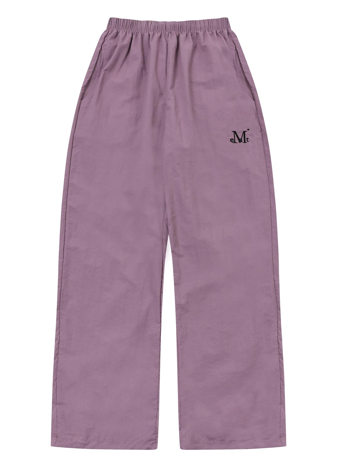 MADRID POLY WIDE PANTS (4Color) 마드리드 폴리 나일론 와이드 팬츠 (4컬러)