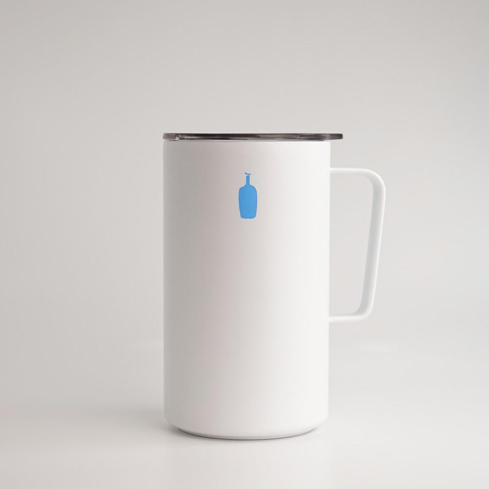 블루보틀 텀블러 스텐 화이트 트래블머그L 벤티 손잡이 핸들 대용량 머그 보온보냉