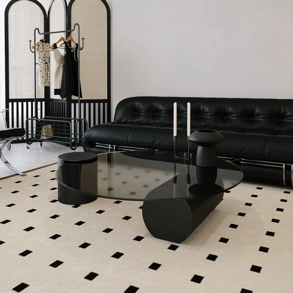 원형거실테이블 미드센추리테이블 좌탁 1000