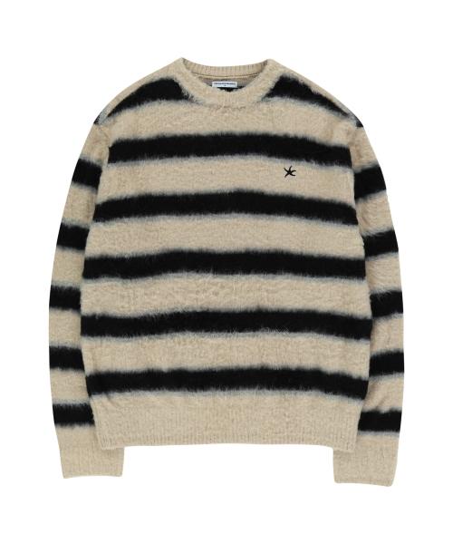 TCM starfish mini logo mohair knit (beige)