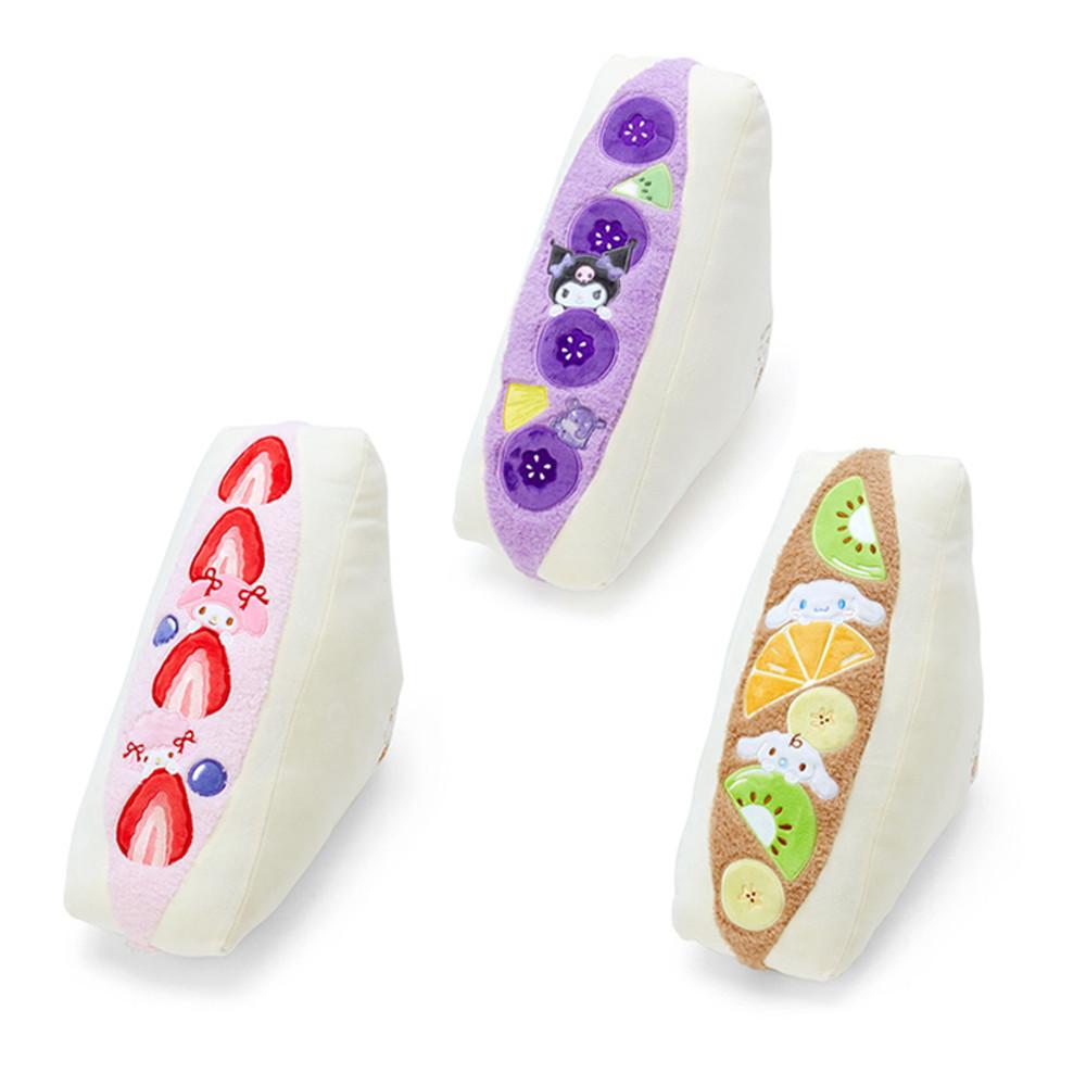 산리오 과일 샌드위치 쿠션 / 마이멜로디 쿠로미 시나모롤