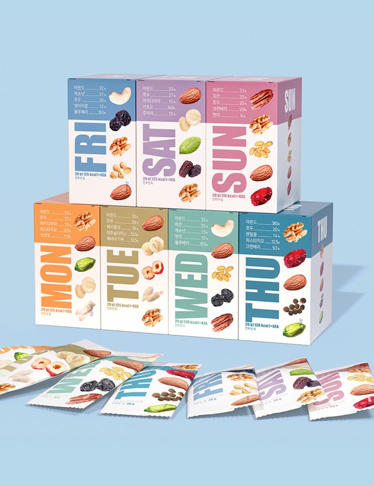 길림양행 HBAF 바프 먼투썬 요일별 골라담기 (2개 이상 구매시 1천원 할인 / 3개 이상 구매시 무료배송)