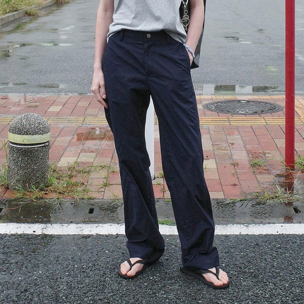PAPER STRAIGHT-FIT PANTS_DARK NAVY_LC242_PT03DV