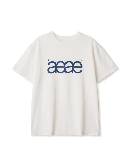AEAE LOGO T-SHIRTS [WHITE]