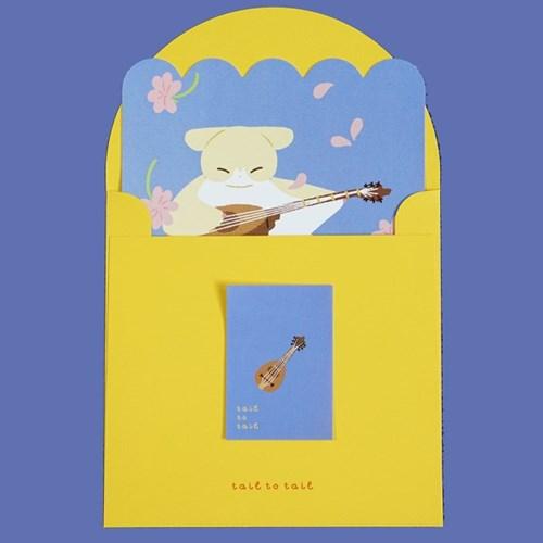 음악회 누가 카드 엽서&봉투 세트