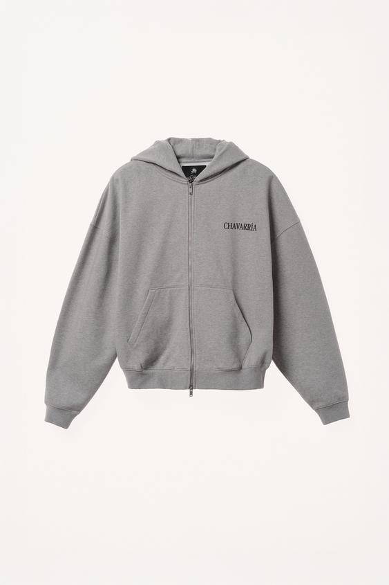 WILLY CHAVARRIA X ZARA 릴랙스드 핏 후드 스웨트셔츠