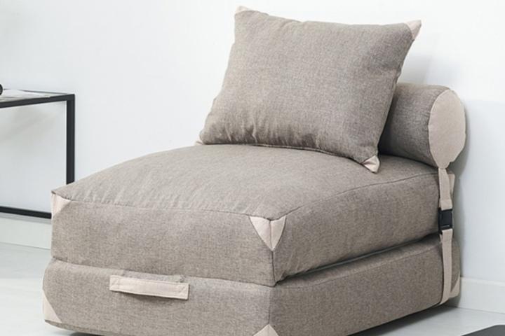 혼족 원룸 두꺼운 변신 1인용 좌식 쇼파배드 / 야전용 꾸미기 폴딩 자취생 보조