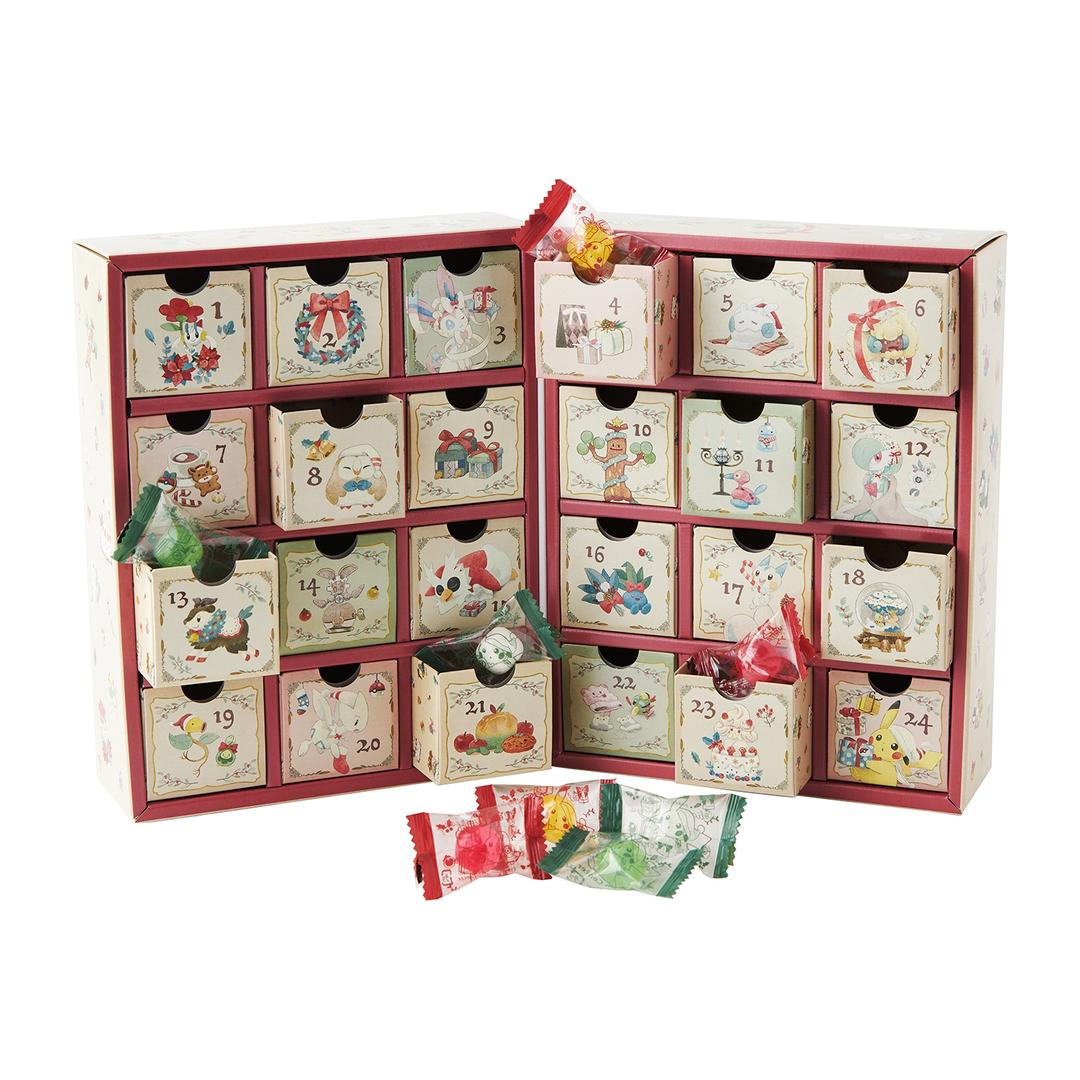 포켓몬센터 2025 크리스마스 어드벤트 캘린더 과자 박스 (24개입)