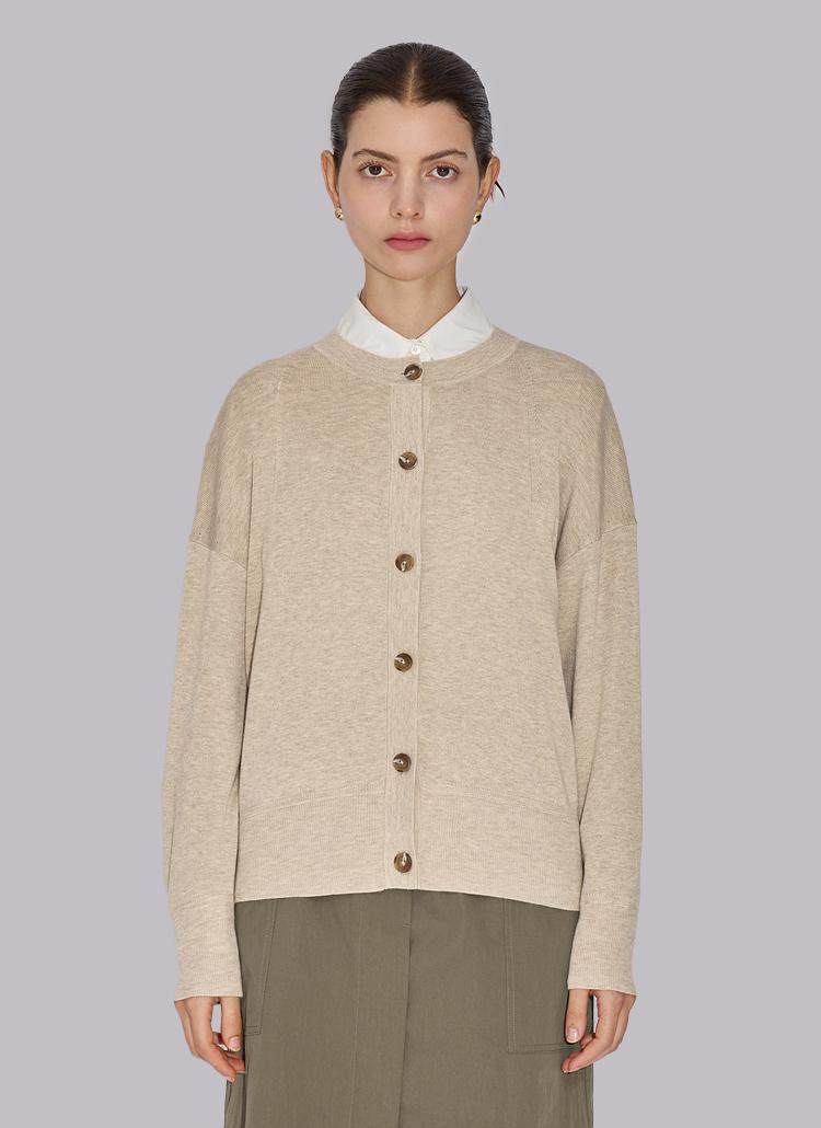 울 블렌드 루즈핏 가디건_SSKCDO32520