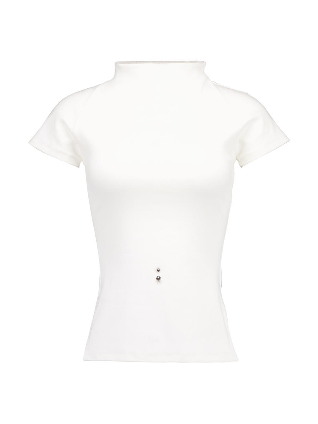 Deniz - pierced top (White)