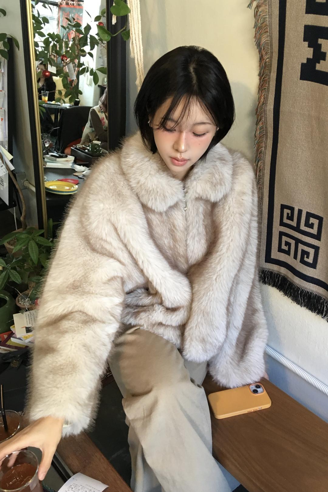 Morning Fog Fur Jacket [12/11~순차적입고]