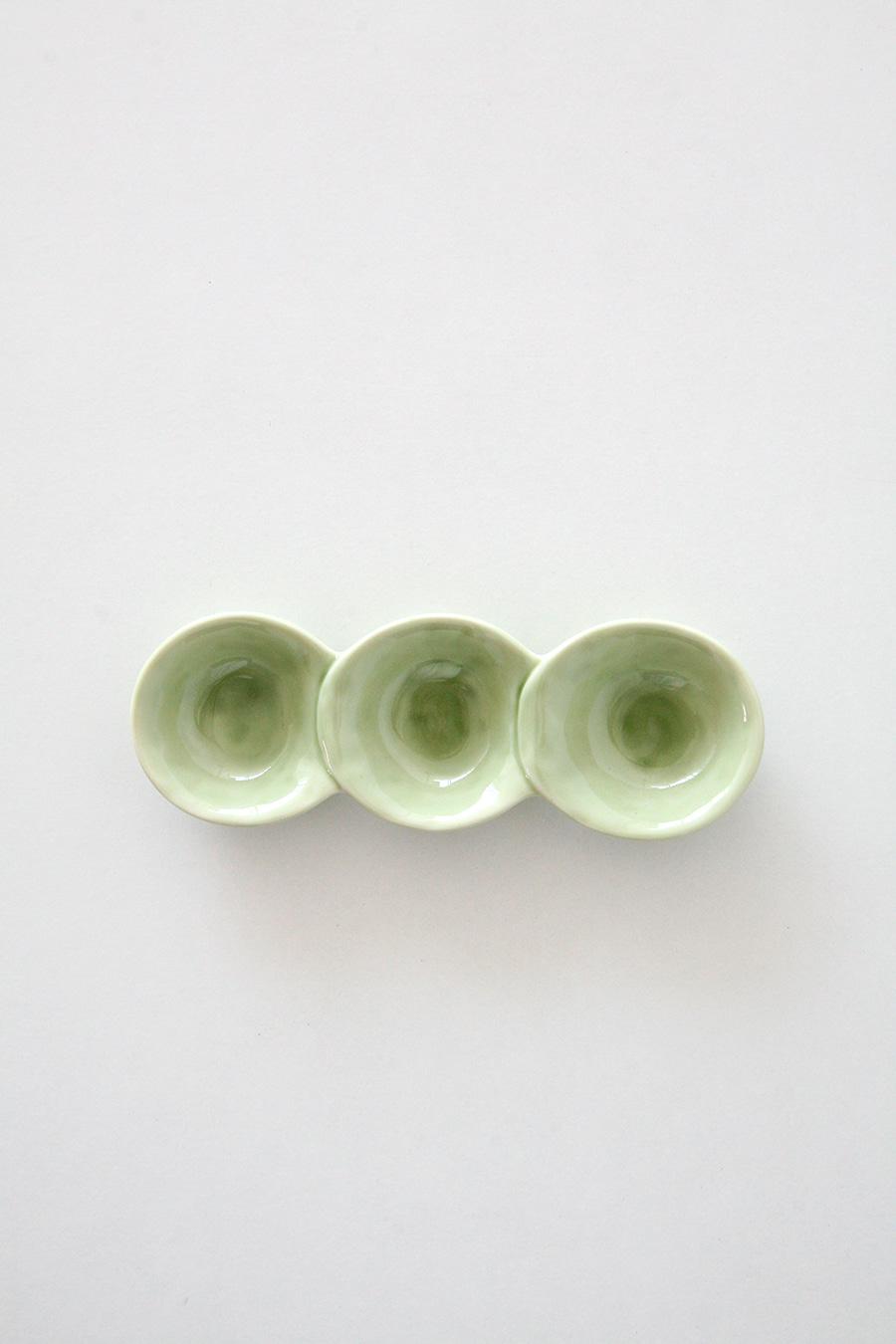 3-Piece Dango 당고 3절 접시! 그린