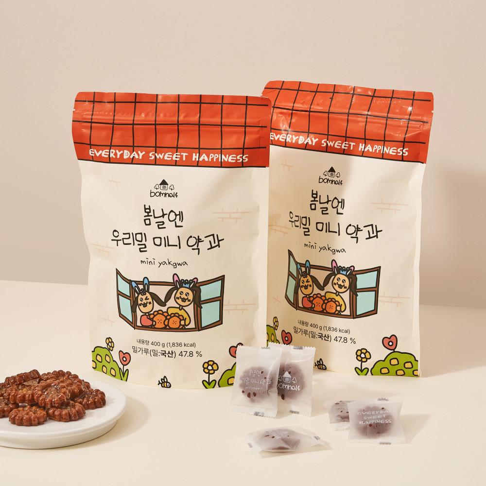 여수언니 봄날엔 우리밀 미니 약과 (400g)