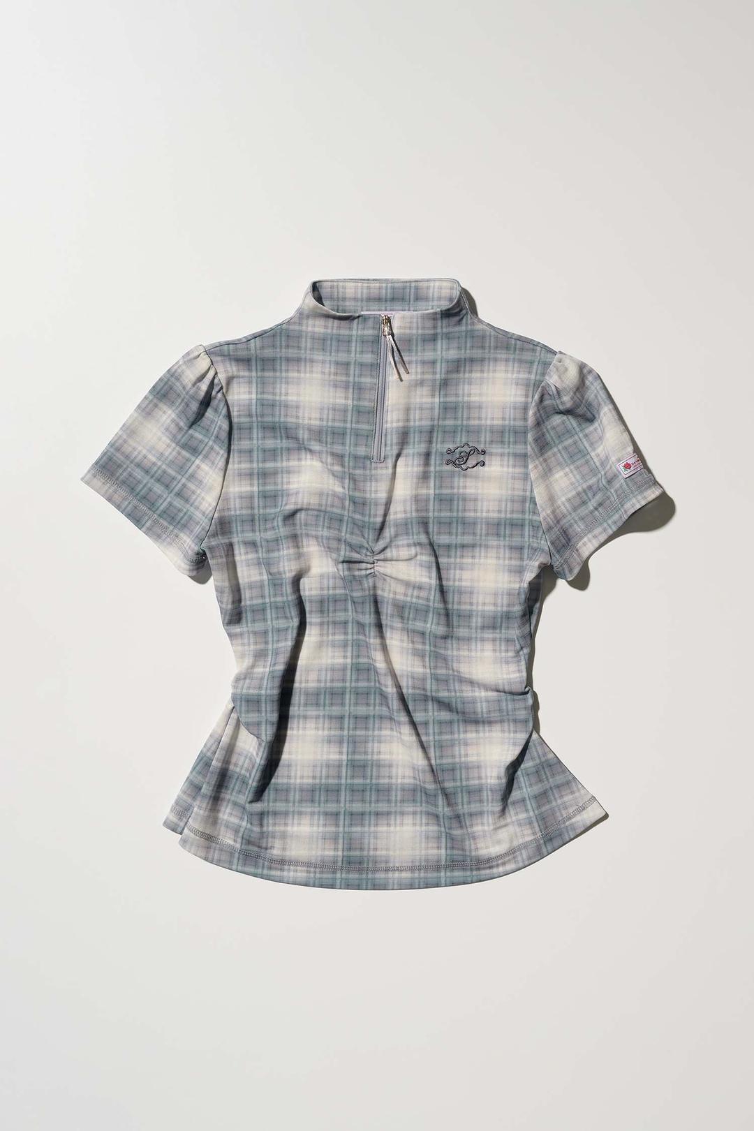 Geek Half Zip-Up Blue Gray