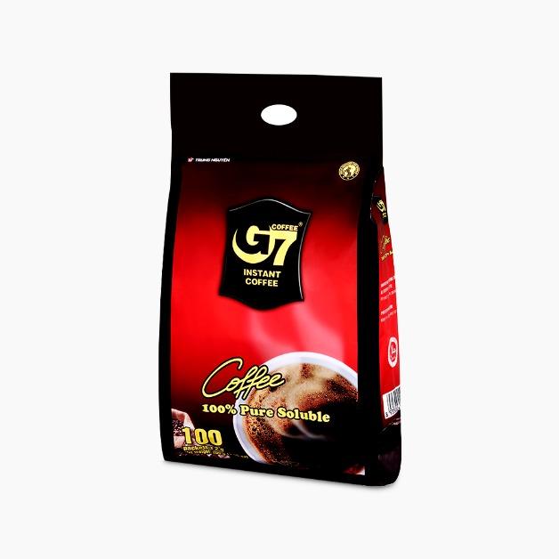 G7 퓨어블랙 100개입 / 베트남 원두 봉지 커피 블랙 다크 아메리카노