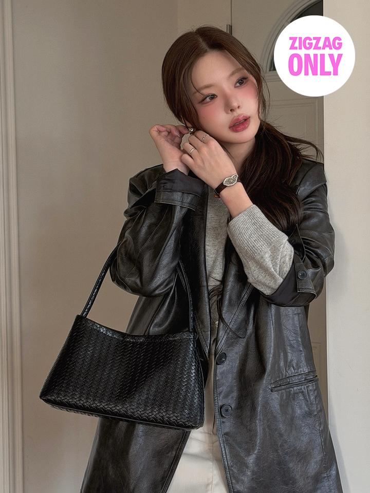 슈펜 [파우치 패키지][단독컬러][쭈언니 Pick] 위빙 스몰 숄더백_가방 출근룩 하객룩 모임룩 데일리룩 HPABGGA202