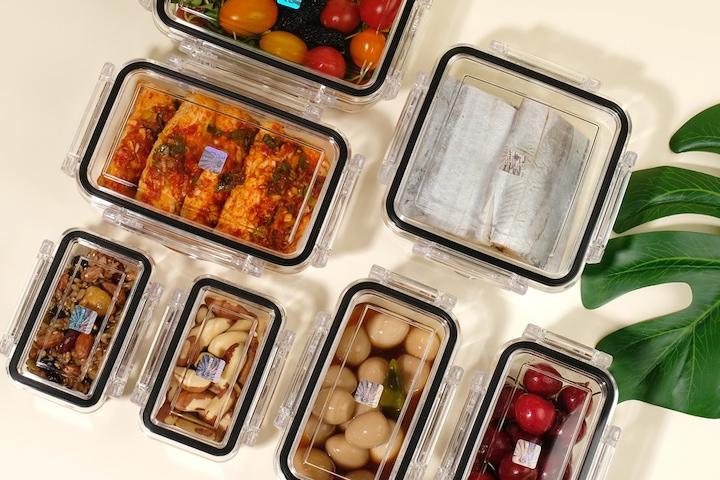 고트만 트라이탄 밀폐용기 크리스탈락 7종세트 강남밀폐용기 반찬통