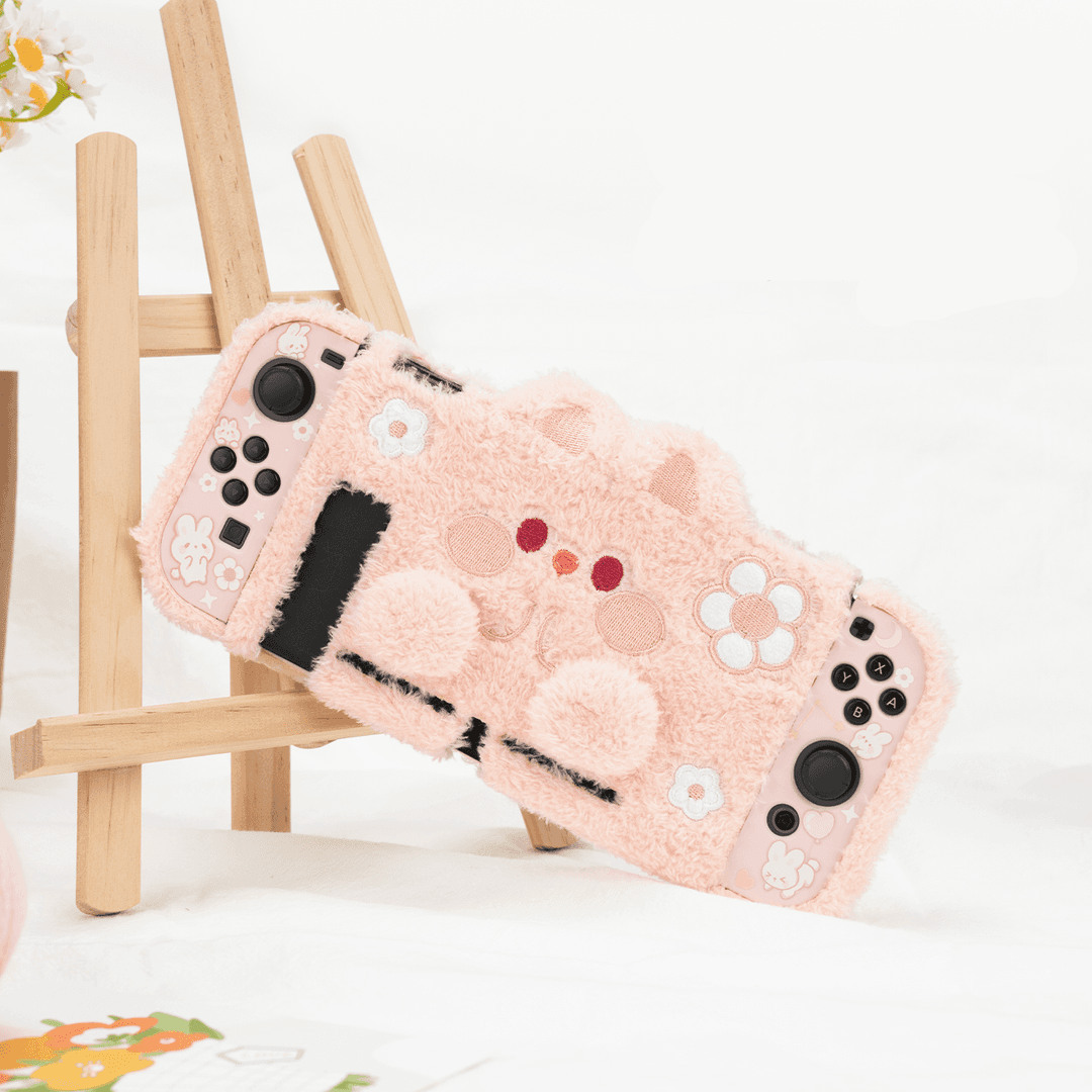 GeekShare Plush Bunny Protective Case - Nintendo Switch