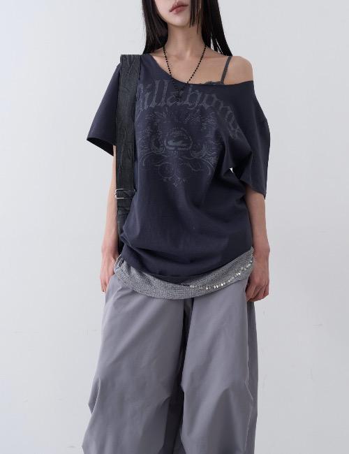 crack off shoulder tee