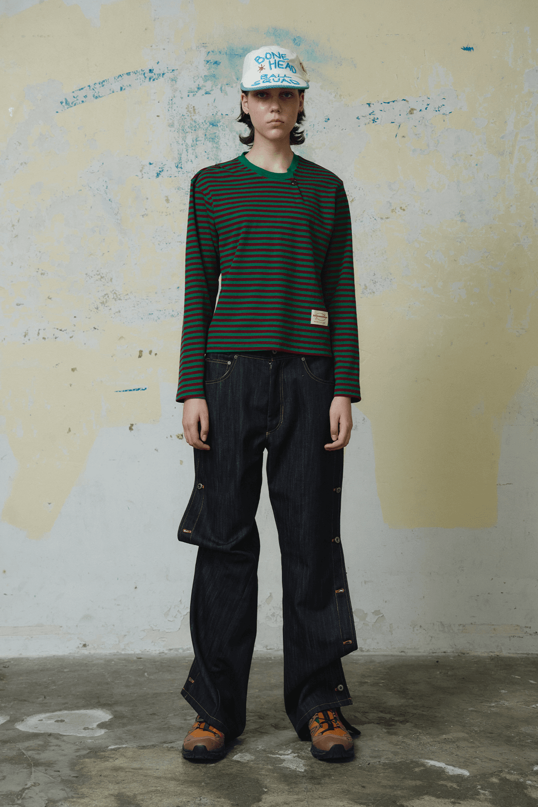 GRABBED LONG SLEEVE (GREEN)