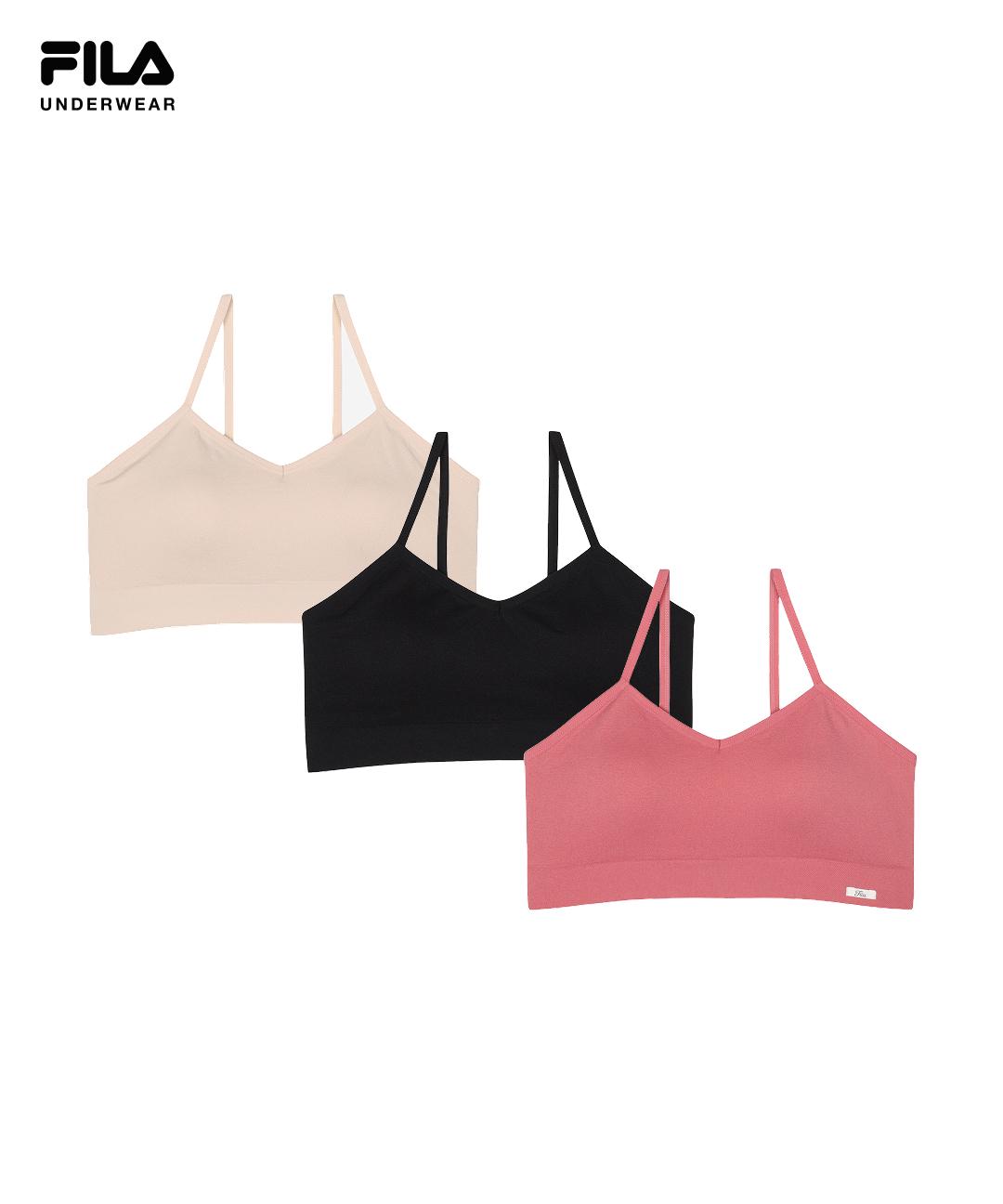 휠라언더웨어 몰드고정 심리스 포근 캐미솔 브라탑 3colors