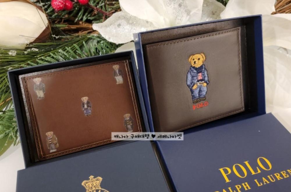 폴로랄프로렌 베어 곰돌이 반지갑 카드지갑 / 기프트 박스 쇼핑백 / 캐나다 직배송 세레나마켓