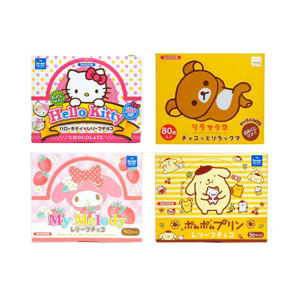 TANSEIDO 탄세이도 캐릭터 와가시 초콜릿 점괘 첨부 4종 소량입고 [원산지:일본]