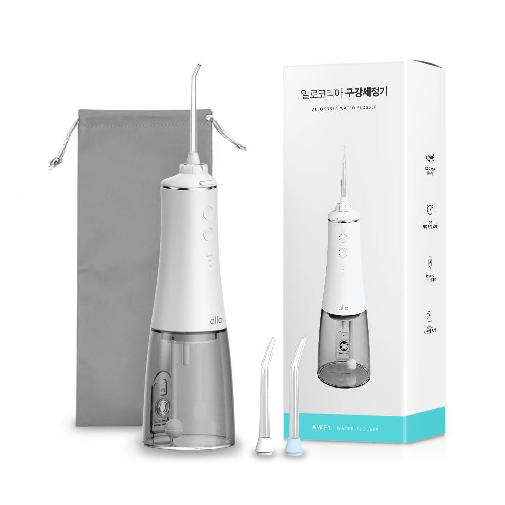 알로코리아 덴픽션 휴대용 무선 구강세정기 AWF1 물치실 칫솔 치아 치간 세척기