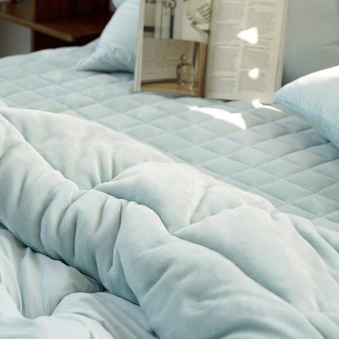 누비지오 스르륵 자가발열 극세사 차렵이불 세트 - 이불세트 | 쿠팡