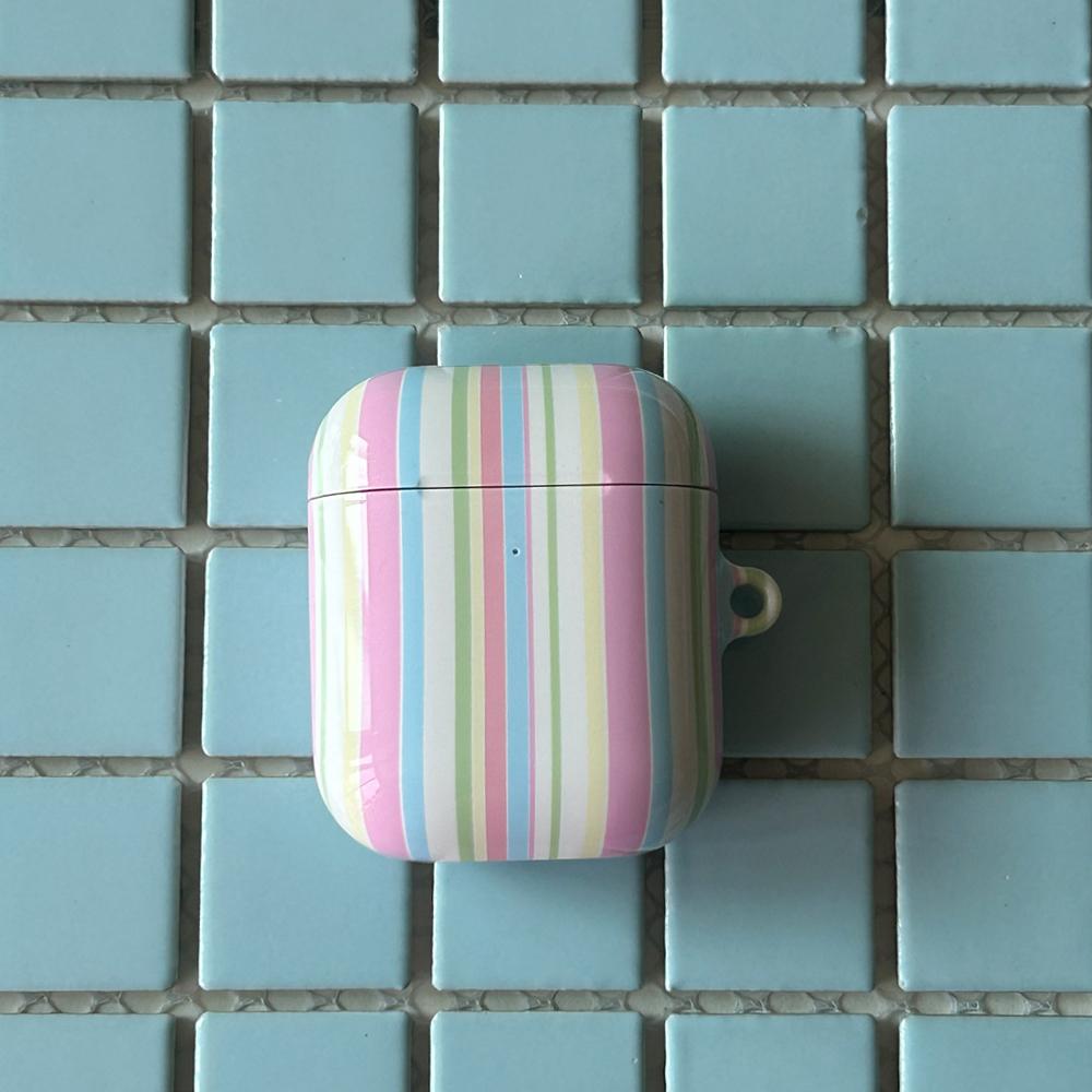 Airpods hard case - house stripe