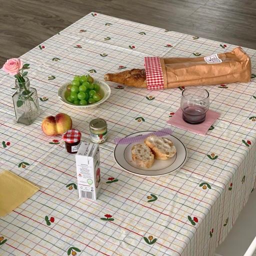 💐체크 튤립 테이블보 (2size)