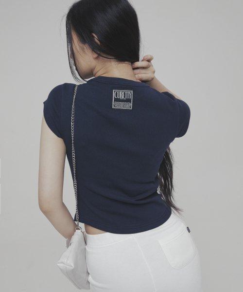 C 90S LINE BASIC T-SHIRT_NAVY