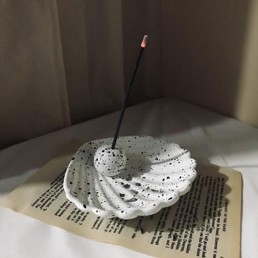 스플래쉬 쉘 인센스 홀더 오브제