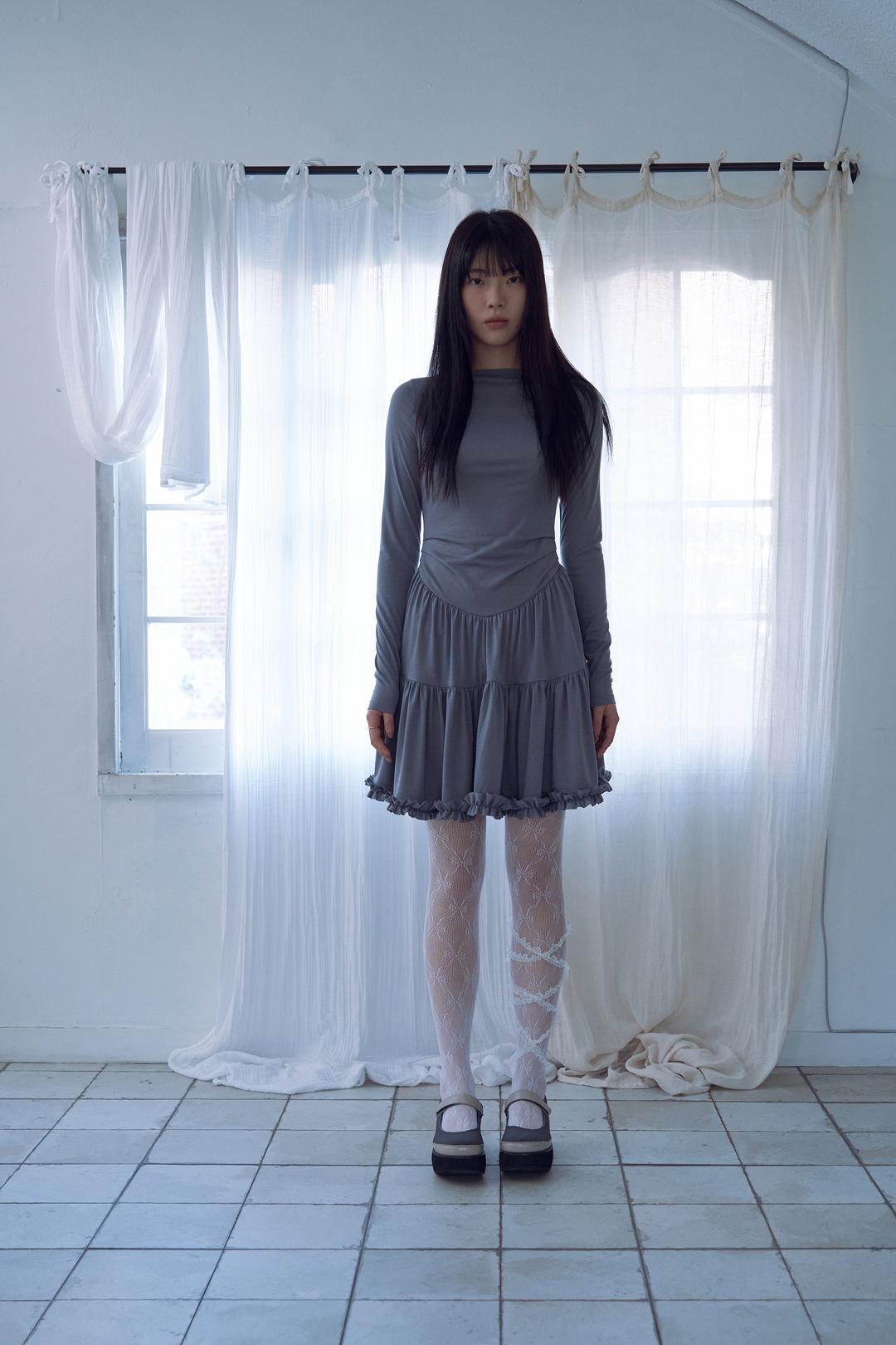 tutu jersey dress_grey