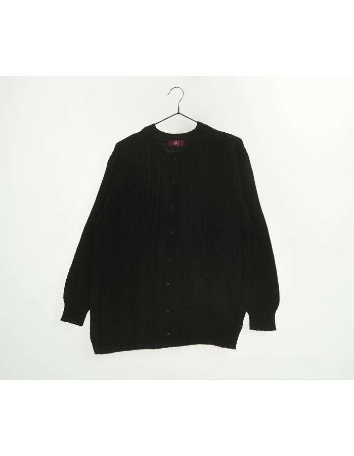 JPN 울 폼폼 케이블 가디건 / WOMAN FREE