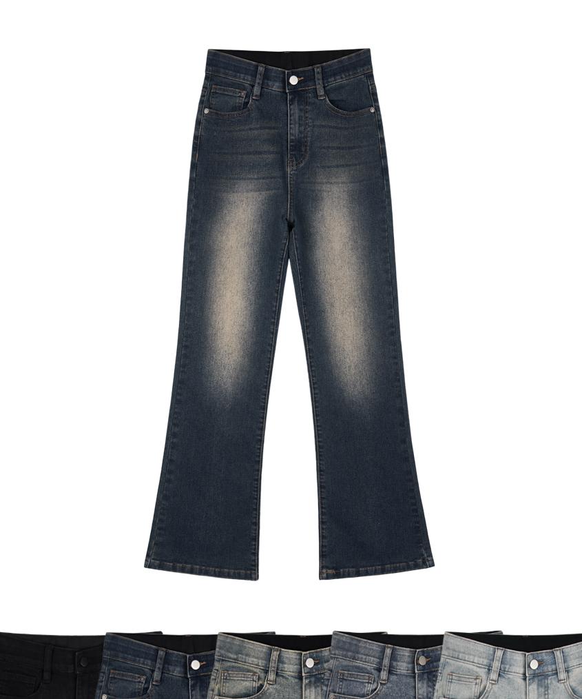 아워타입 슬림 부츠컷 데님 팬츠 - (5컬러)