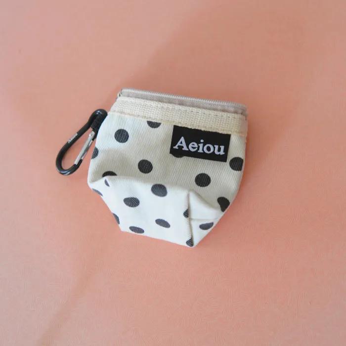 Aeiou Keyring Pouch (XS) Ding Ding Dot