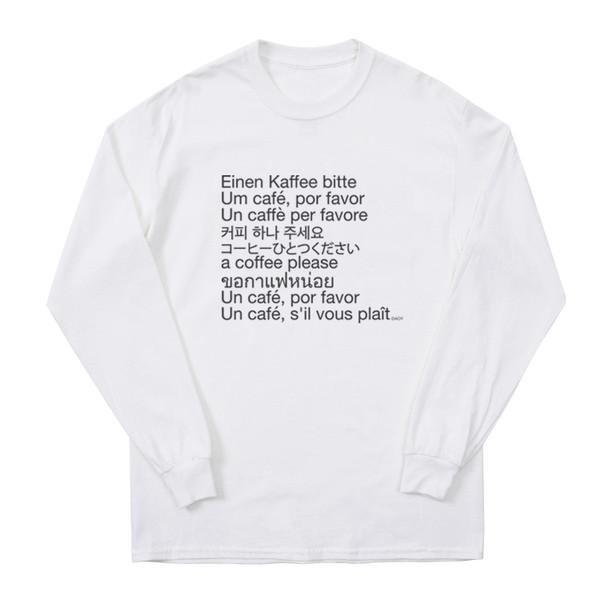 A COFFEE PLEASE LONG SLEEVE TSHIRTS
