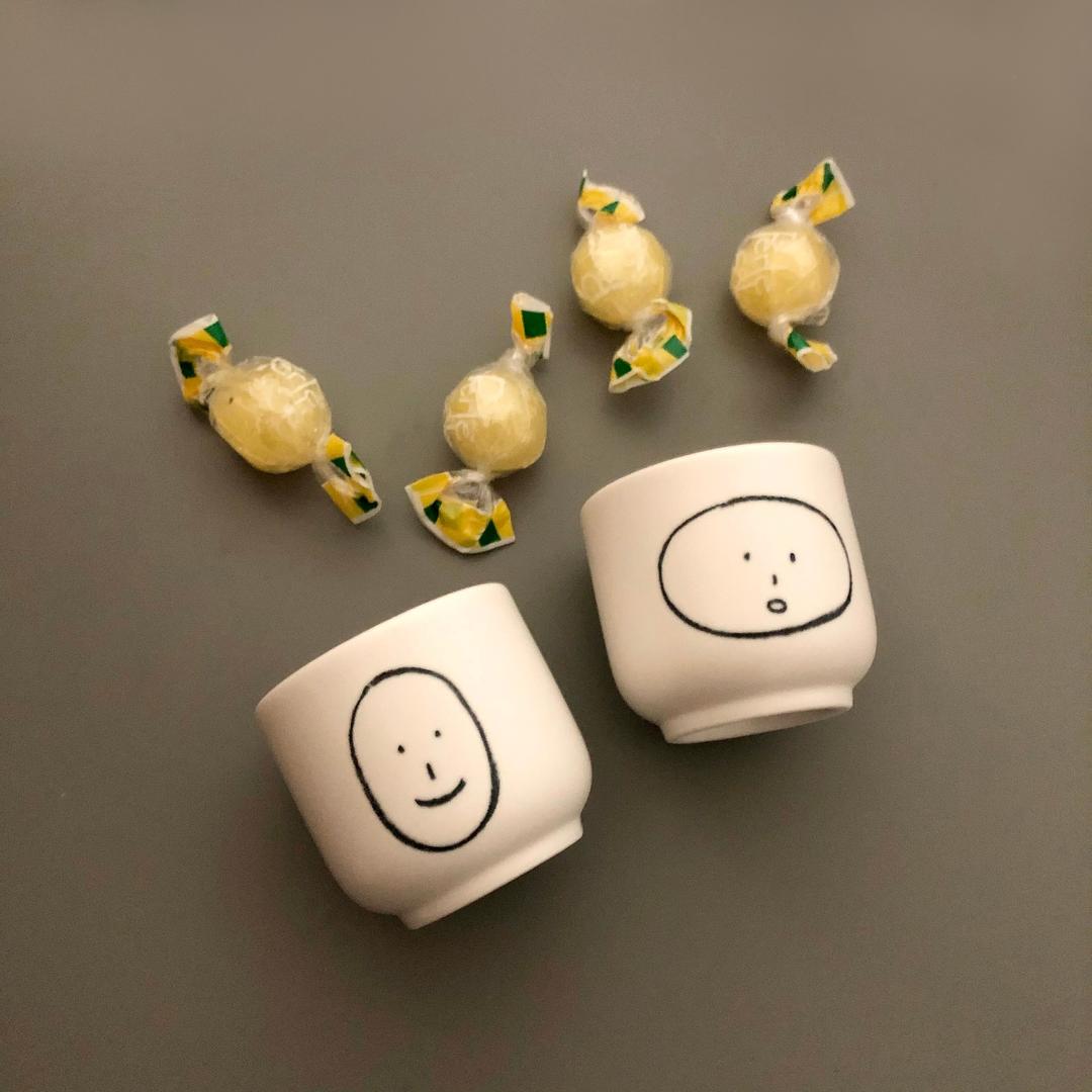 [선물포장] 머엉 소주잔 (납작이/길죽이)