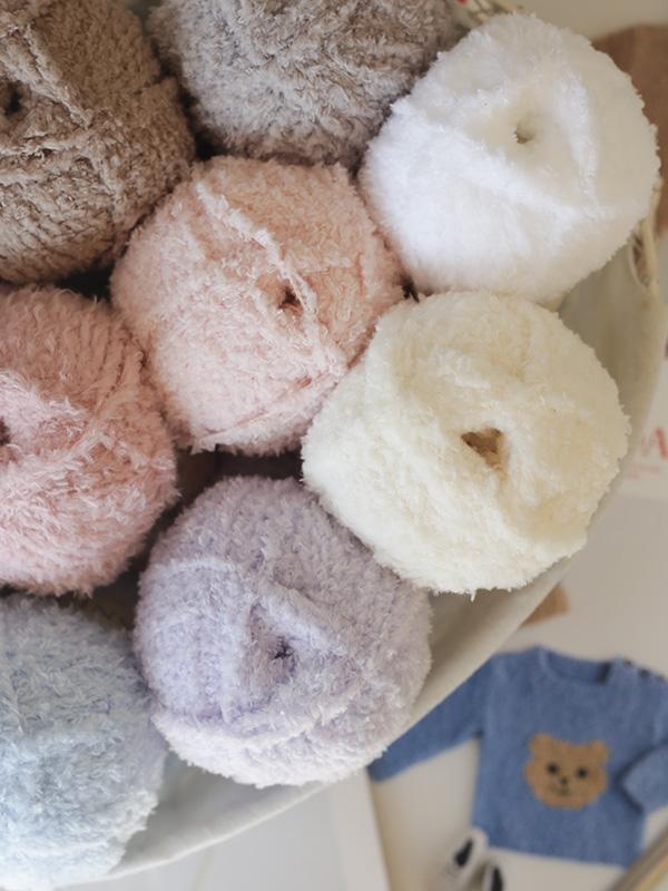 스너글리 스노우플레이크 청키 손뜨개실 서다수입실 고급실 털실