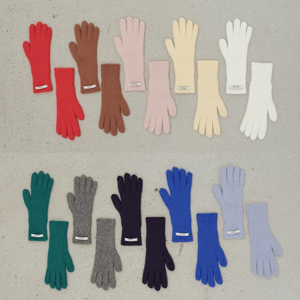 [선물포장] FINGER HOLE GLOVES - 10color