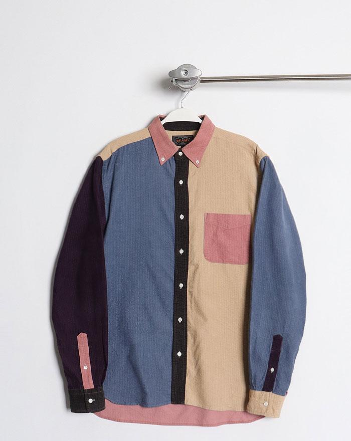 BEAMS+ Multi Color Block Shirts